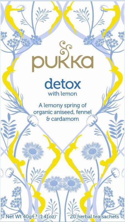 Foto van Pukka thee detox lemon 20zk via drogist