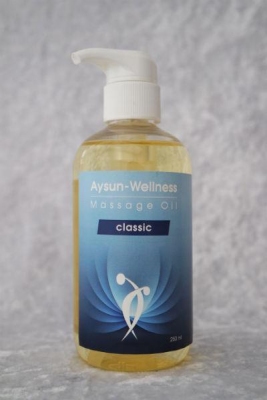Foto van Aysun-wellness massage olie classic 250ml via drogist