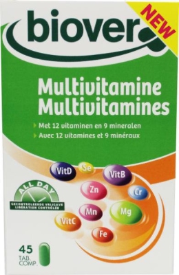 Foto van Biover multivitamine 45tab via drogist