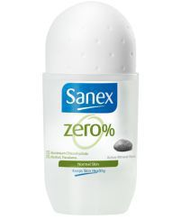 Foto van Sanex deoroller zero% normale huid 50ml via drogist