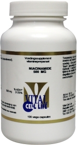 Vital cell life niacinamide vitamine b3 100cap  drogist