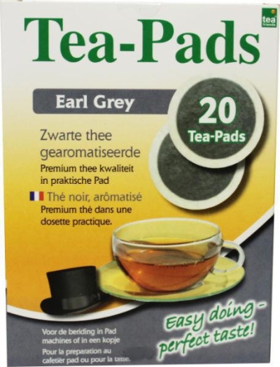 Foto van Geels earl grey tea pads 20st via drogist