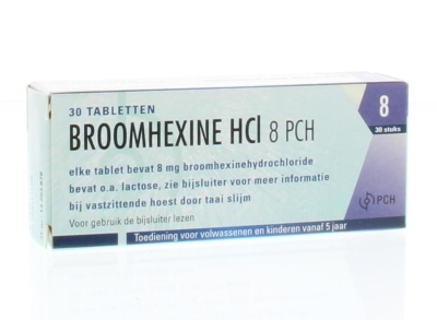 Foto van Drogist.nl broomhexine hcl 8 mg 30st via drogist