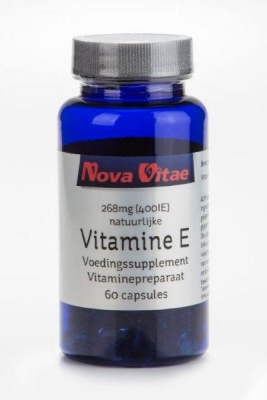 Foto van Nova vitae vitamine e 400iu 60cap via drogist