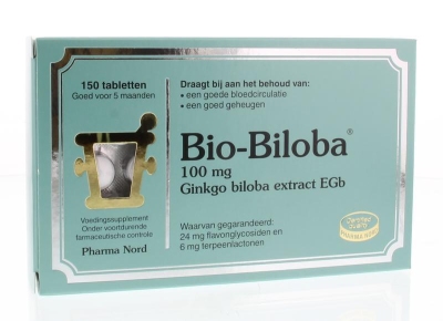 Foto van Pharma nord bio biloba 150 tabletten via drogist
