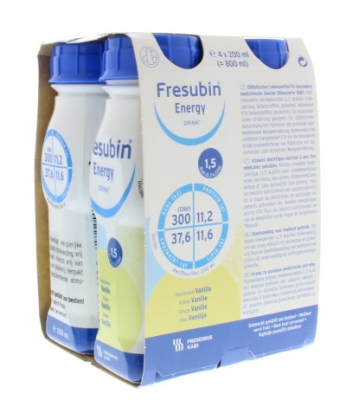 Fresubin energy drink vanille 200 ml 4x200  drogist
