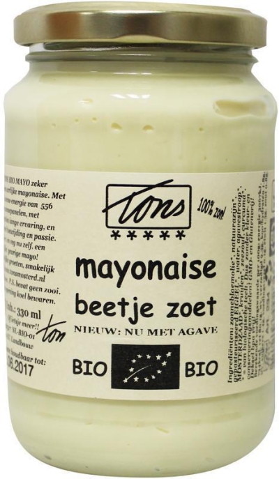 Foto van Ton's mosterd mayonaise beetje zoet 330g via drogist