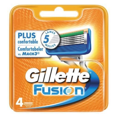 Foto van Gillette fusion manual mesjes 4st via drogist