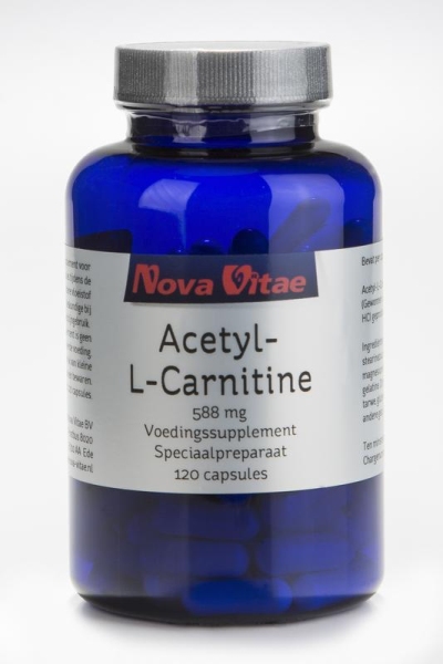 Nova vitae acetyl l carnitine 500 mg 120cap  drogist