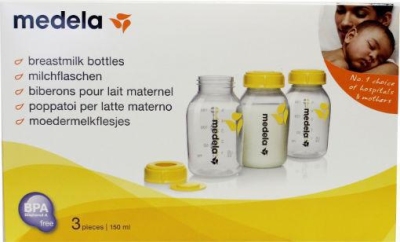 Foto van Medela melkfles diepvries 150 ml 3st via drogist
