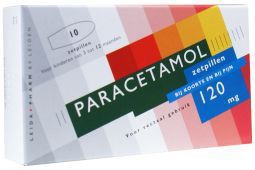 Foto van Leidapharm paracetamol zetpil 120mg 10zp via drogist