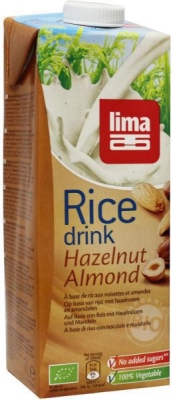 Foto van Lima rice drink hazelnoot amandel 1000ml via drogist
