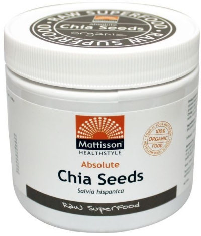 Mattisson absolute chia seeds raw bio 250g  drogist