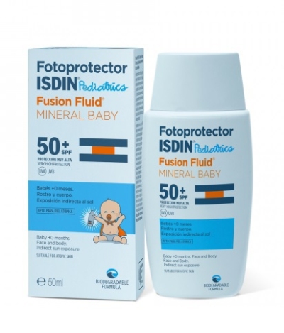 Isdin fotoprotector fusion fluid mineral baby spf50+ 50ml  drogist