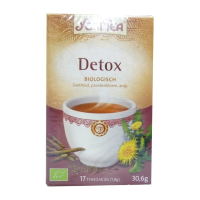 Foto van Yogi tea detox 17st via drogist
