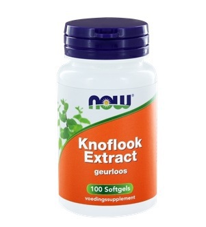 Foto van Now knoflook extract softgels 100sft via drogist