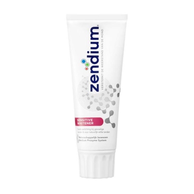 Zendium tandpasta sensitive whitener 75ml  drogist