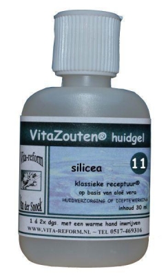 Foto van Vita reform van der snoek silicea huidgel nr. 11 30ml via drogist