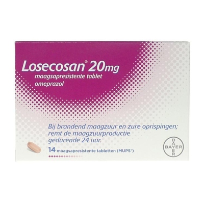 Losecosan omeprazol 20mg 14tab  drogist