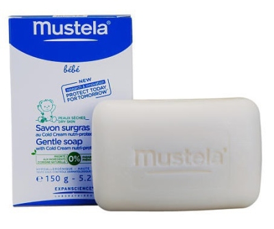 Foto van Mustela zeep cold cream nutri protector 150gr via drogist
