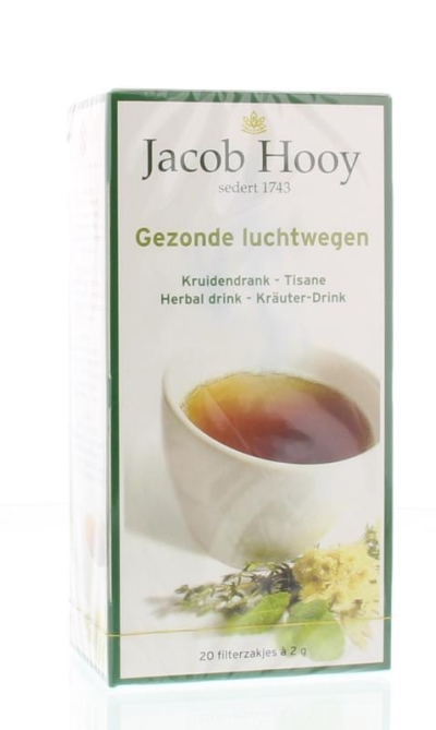 Foto van Jacob hooy gezonde luchtwegen thee 20st via drogist