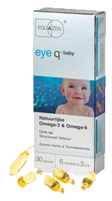 Foto van Springfield eye q baby omega 3/6 vetzuren 30 knijpampullen via drogist