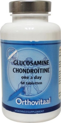 Foto van Orthovitaal glucosamine/chondroitine 1500/500mg 60tab via drogist