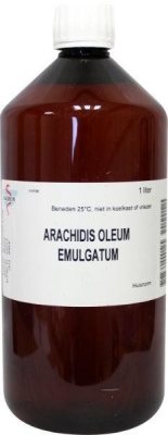 Foto van Fagron arachidis oleum emulgatum 1000ml via drogist