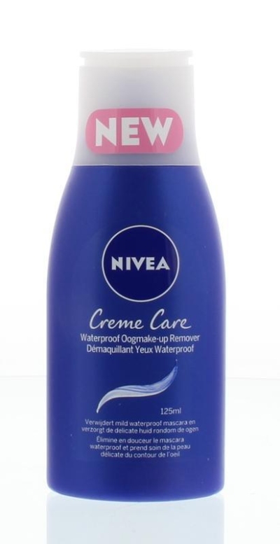 Foto van Nivea visage creme care waterproof oogmake up remover 125ml via drogist