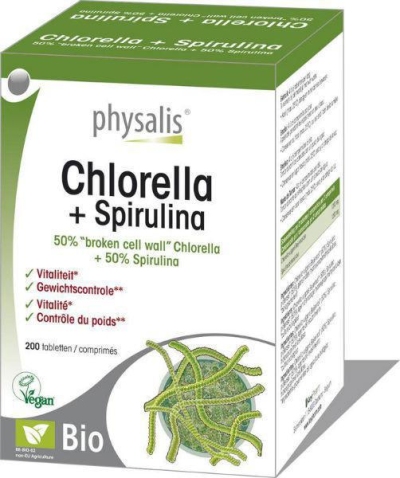 Physalis chlorella & spirulina 200tb  drogist