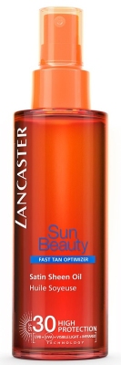 Lancaster sun beauty satin sheen oil fast tan optimizer spf30 150ml  drogist