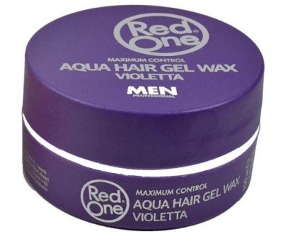 Foto van Red one aqua hair gel wax violetta 150ml via drogist