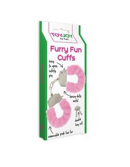Toyjoy funny fun cuffs pink plush handboeien 1 stuk  drogist