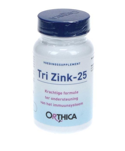 Orthica tri zink 25 60cap  drogist