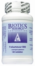 Foto van Biotics voedingssupplementen foliumzuur 800 180tab via drogist