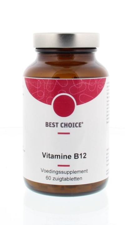 Foto van Best choice vitamine b12 500 cobalamine 60tab via drogist