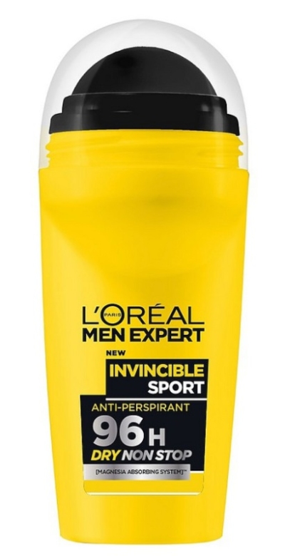 Foto van L'oréal paris men expert deodorant roll on invincible 50ml via drogist