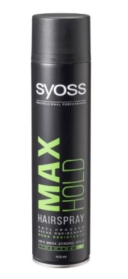 Foto van Syoss hairspray max hold 400ml via drogist