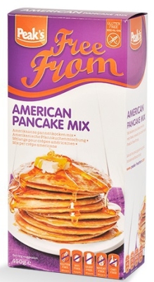 Foto van Peaks free american pancake mix 450gr via drogist
