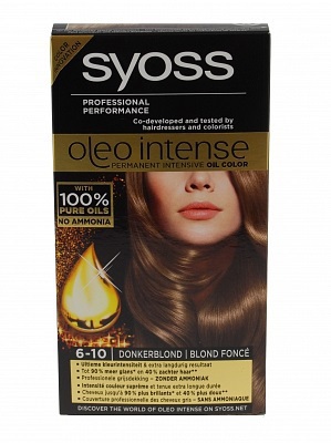 Syoss color oleo 6.10 donker blond 1st  drogist