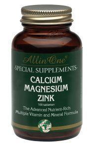Foto van All in one calcium magnesium zink 100tb via drogist