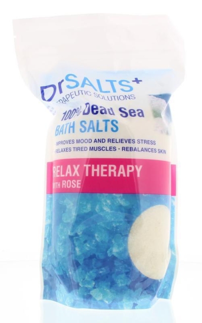 Dr salts dode zeezout relax rozenolie 1000g  drogist