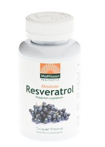 Mattisson absolute resveratrol 350mg 60vc  drogist