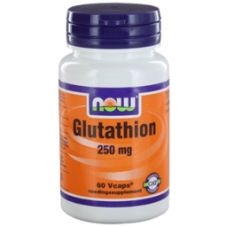 Foto van Now l-glutathion 250mg 60cap via drogist
