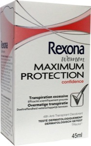 Foto van Rexona deostick maximum protection women confiance 45ml via drogist