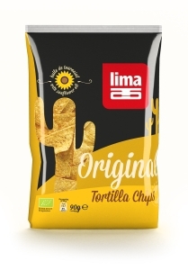 Foto van Lima tortilla chips original bio 90g via drogist