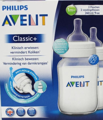 Avent zuigfles classic+ duo 2st  drogist