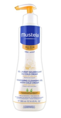 Foto van Mustela washgel voedend cold cream 300ml via drogist