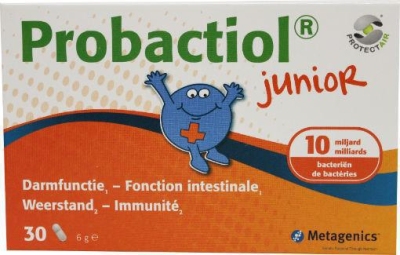 Foto van Metagenics probactiol junior protect air 30cap via drogist