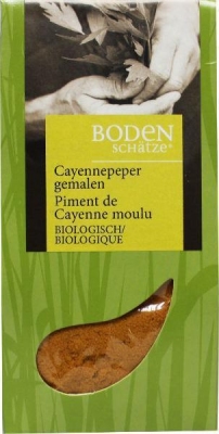 Foto van Bodenschatze cayennepeper gemalen 40g via drogist